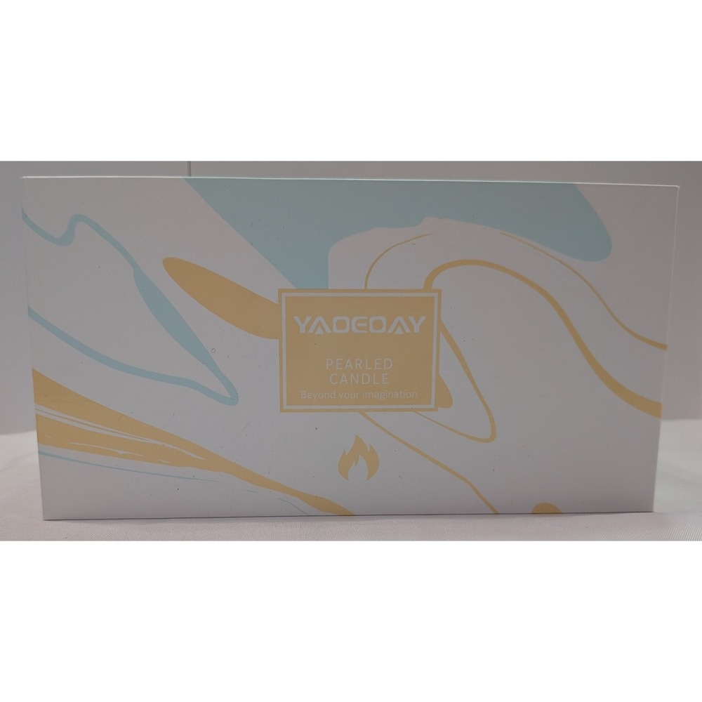 Yaeoouy Pearled Candle Unisex OS White New DIY Sand Wax Set with Wicks